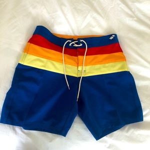 Men’s Greenlines Swim Trunk